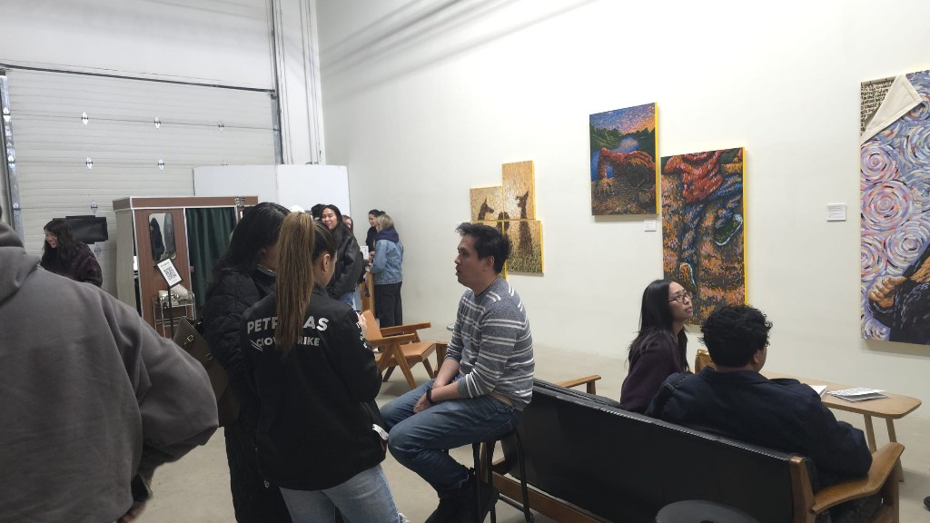 Patrick De Guzman (@dropofthought) and his paintings at SOHO Volume 1