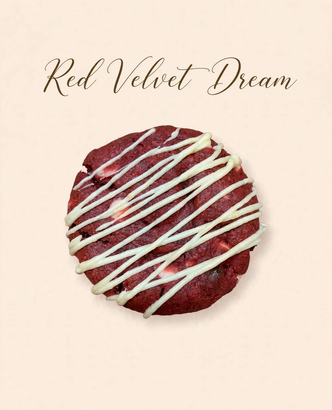 Red Velvet Dream cookie by Soft Bakes by KC