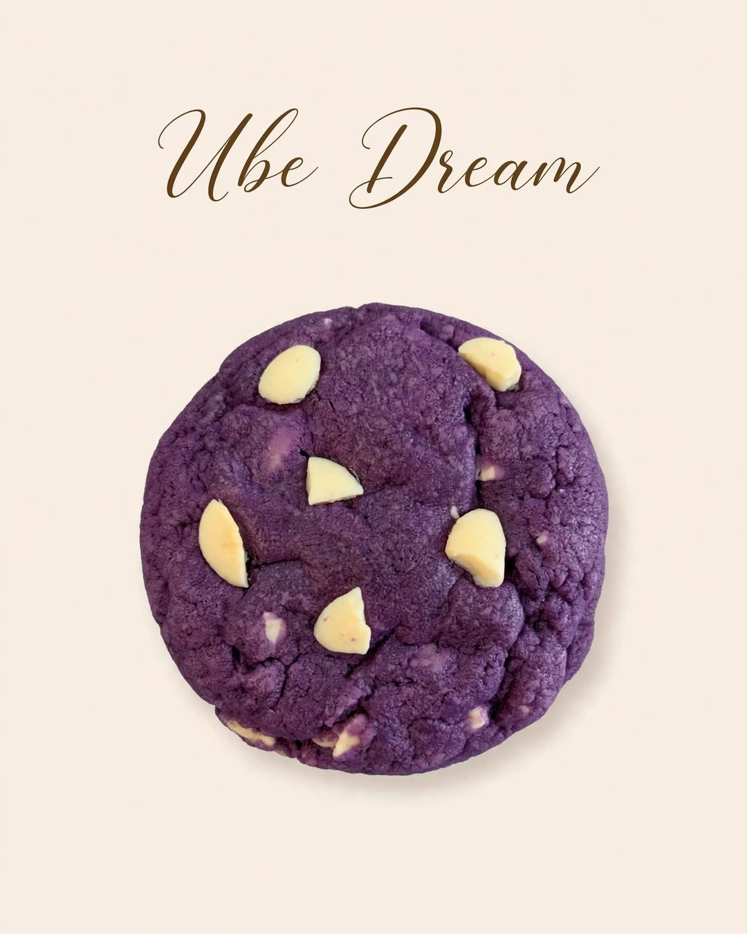 Ube Dream cookie by Soft Bakes by KC